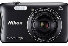 Nikon Coolpix S3700 20.1 MP Point & Shoot Camera (Black)