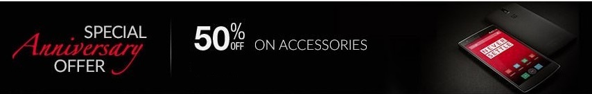 One Plus One Special Anniversary Offer on Accessories