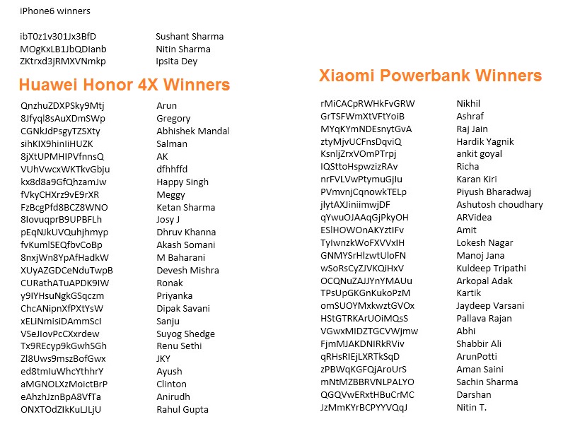 wechat winners april list