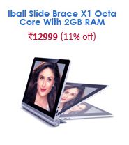 snapdeal iball slide brace x1
