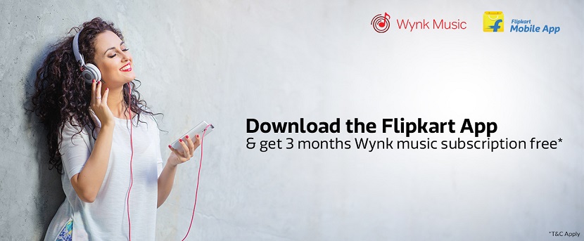 Free Wynk Subscription with Flipkart App