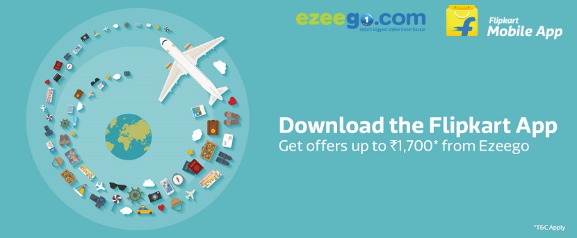Download Flipkart App and Get Ezeego1 Offers