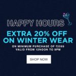Jabong Thursday Happy Hours Sale – Extra 50% Coupon