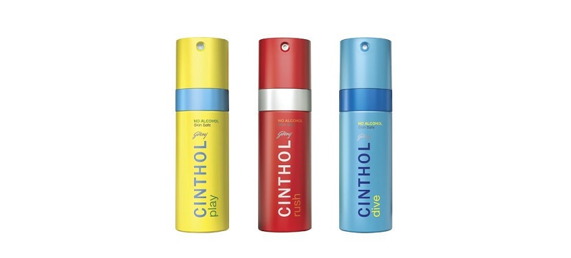 Set of 3 Spray Cinthol Rush Dive and Play on Amazon at Rs 350