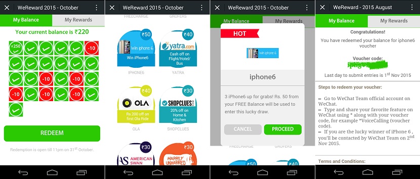 WeChat WeReward October Balance final process