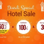 Goibibo Diwali Hotel Sale – Flat 60% OFF + 100% Cashback