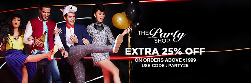 Jabong Party Shop Extra 25