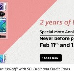 Flipkart Moto Anniversary Offers – Lowest Price + Exchange Offers