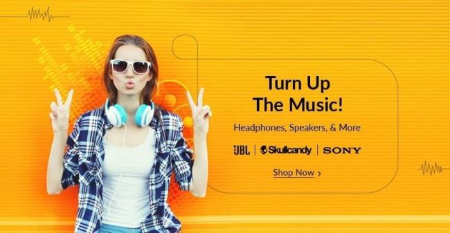 Snapdeal Mega Audio Sale Turn Up the Music