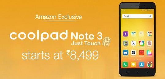 Featured Coolpad note 3 Plus Amazon