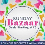 Paytm Sunday Bazaar Steal Deals Starts at Rs.5