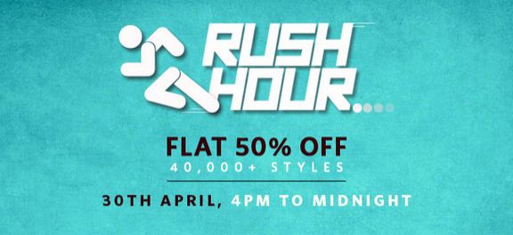 Myntra Rush Hour sale