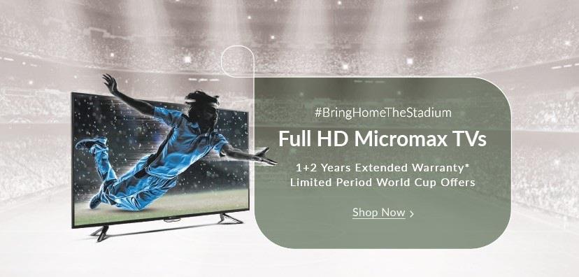 Micromax Mega TV Sale on Snapdeal Bring home Full HD