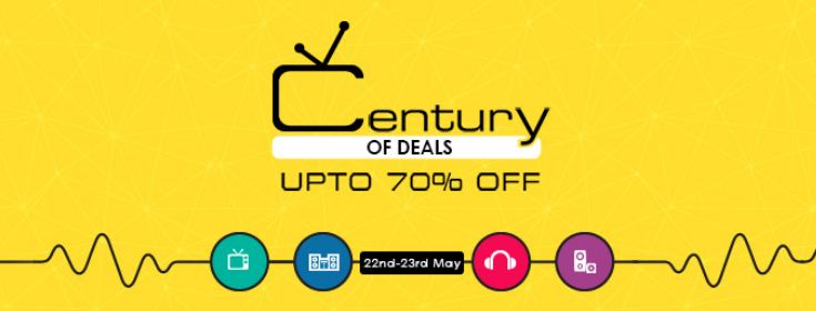 Snapdeal century of deals offer