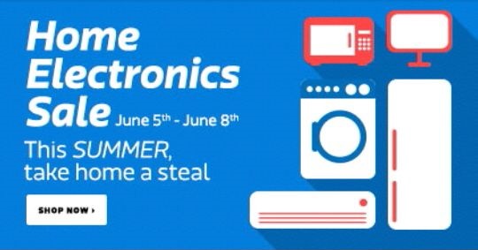 Flipkart home electronics sale june 5