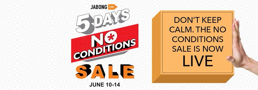 Jabong 5 Days No Conditions Sale