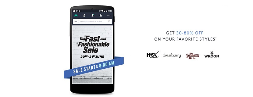 Myntra The Fast and Fashionable Sale