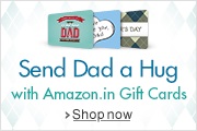 Send Dad a Hug by Gift cards from Amazon