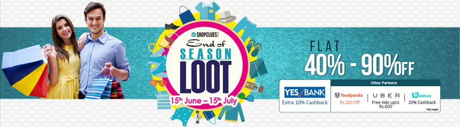 Shopclues End of Season Loot