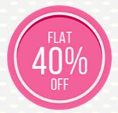 Shopclues flat 40 off