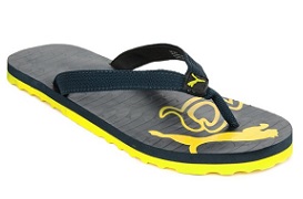 Snapdeal Puma Miami Yellow Flip Flops