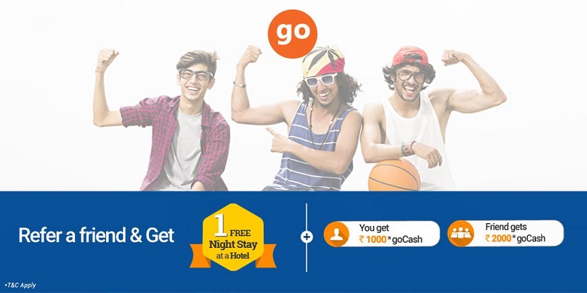 Goibibo Refer and Earn 2000