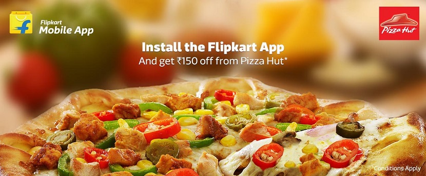 Download Flipkart App Get Pizza Hut Coupon Code Offers 150 off on 300
