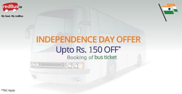 RedBus Independence Day Offer