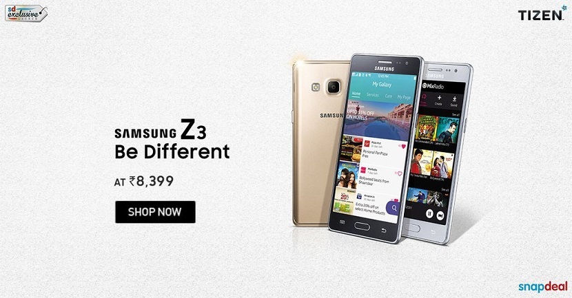 Buy Samsung Galaxy Tizen Z3 at Snapdeal