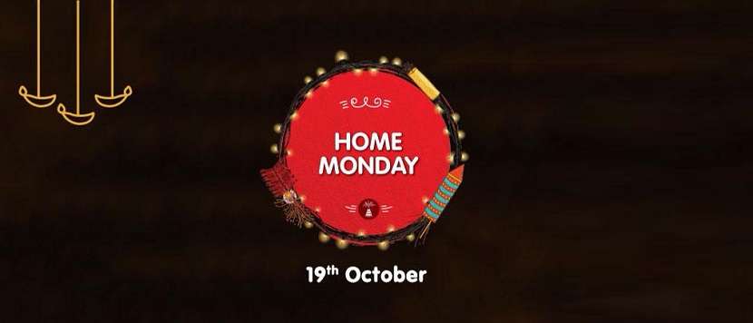 Snapdeal Home Monday Sale on 19th October