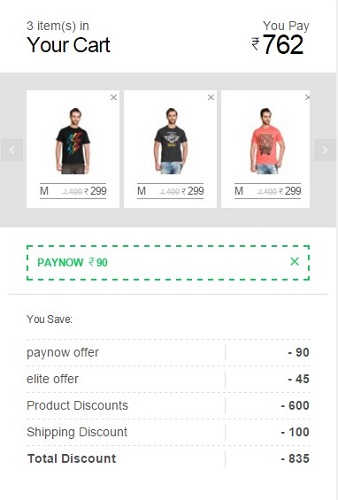 Steps to Buy Graphic Tees Coupon Shot