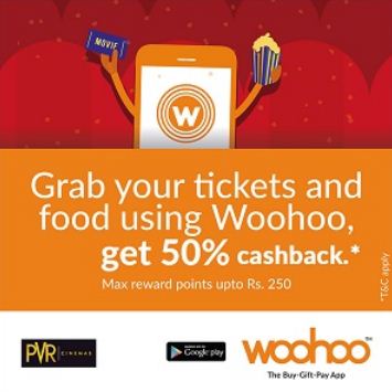 Woohoo offer 50 cashback