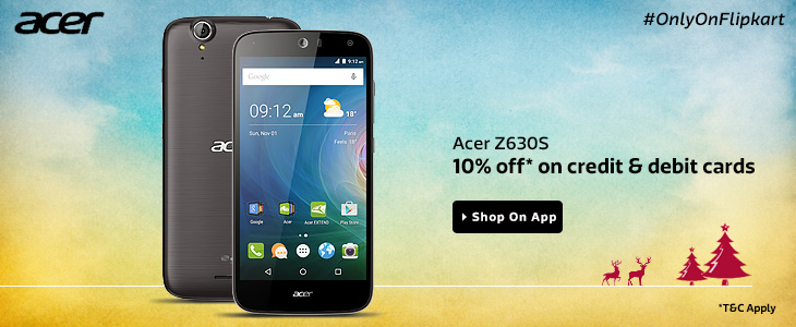 Acer Z630 Sale on Flipkart APp