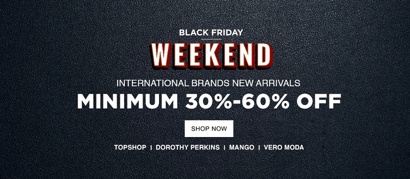 Jabong Black Friday Weekend International