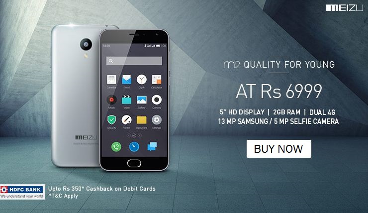 Meizu M2 Flash Sale started on Snapdeal