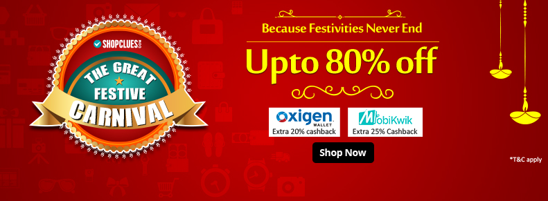 Shopclues Great Festive Carnival Diwali Sale