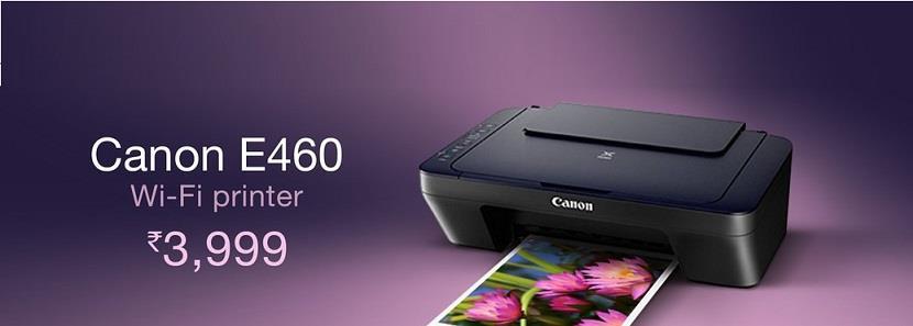 Canon Pixma E460 Wireless Printer on Amazon