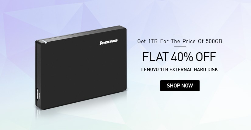 Lenovo F308 1 TB External Hard Disks