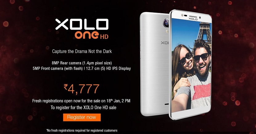 Xolo One HD Registration Opened for Flash Sale