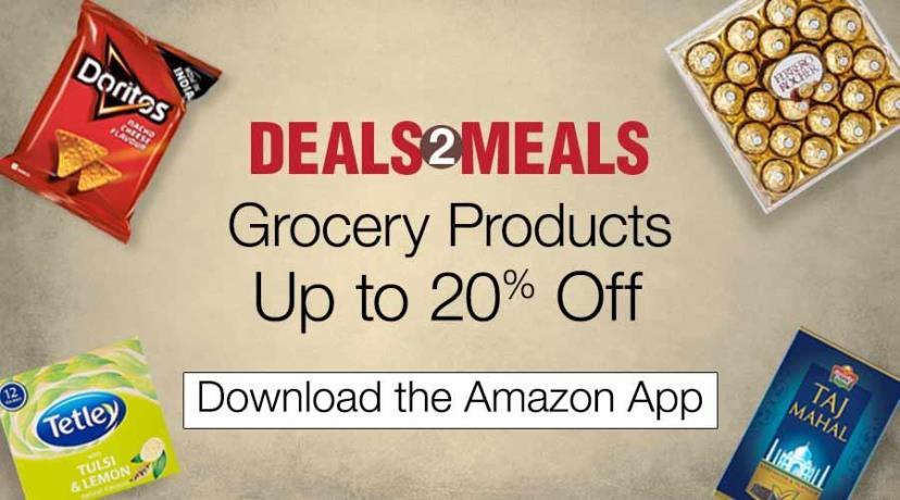 Deals 2 Meals Offer on Amazon App Grocery Products