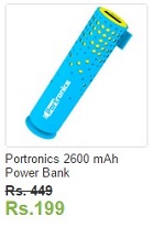 Ebay Portronics 2600 mAh Power Bank