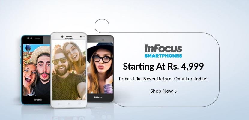 Infocus Smartphones at Snapdeal 10 march