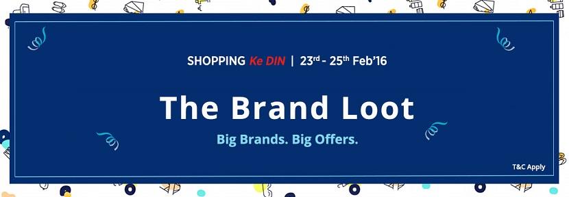 Shopping Ke Din on Paytm The Brand Loot Sale