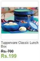 ebay tupperware Classic lunch box at Rs 700