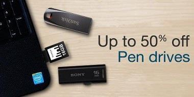 Amazon Offers Pen Drives Discount