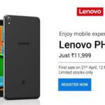 Lenovo Phab Mobile Sale Today at 12:00 Pm on Flipkart
