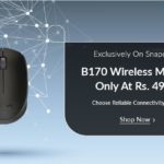 Logitech B170 Wireless Mouse on Snapdeal at Rs.519