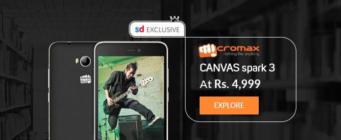 Micromax Canvas Spark 3 Buy Now