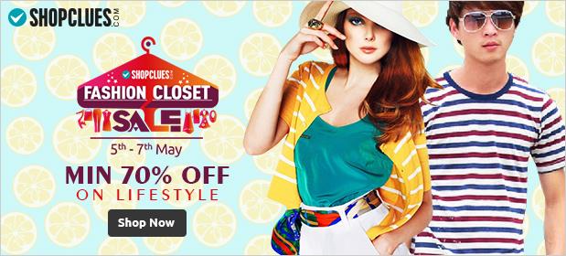 Shopclues Fashion Closet Sale 5may