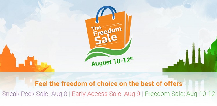Flipkart Freedom Sale - 10th to 12th August on Flipkart App